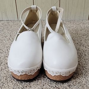 White Wedge Shoes